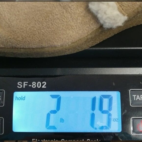 Tan Women's Fleece Trimmed Side Zipper 3” Wedge Heels Suede 14” Boots Size 8 M - Picture 9 of 9